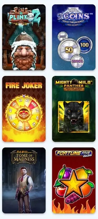 Giochi popolari di Infinity per smartphone